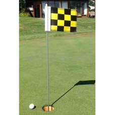 Putting Green Checkered 9 pcs - Double Sided Printed
